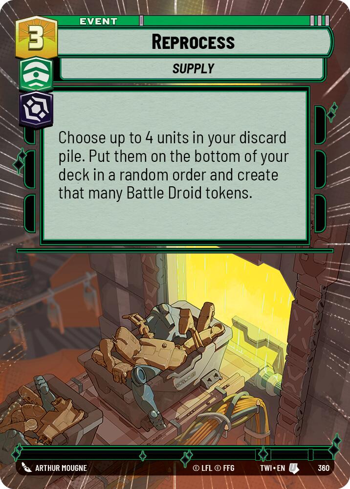 Reprocess (Hyperspace) (360) [Twilight of the Republic] | Grognard Games