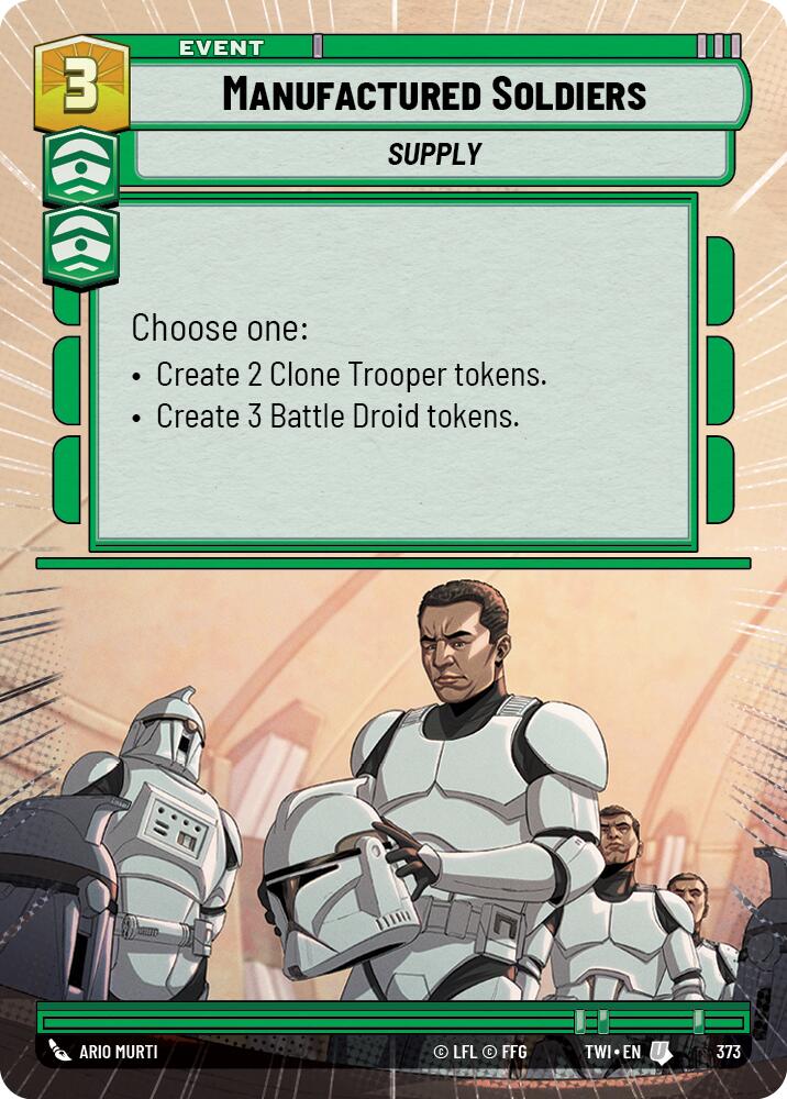 Manufactured Soldiers (Hyperspace) (373) [Twilight of the Republic] | Grognard Games