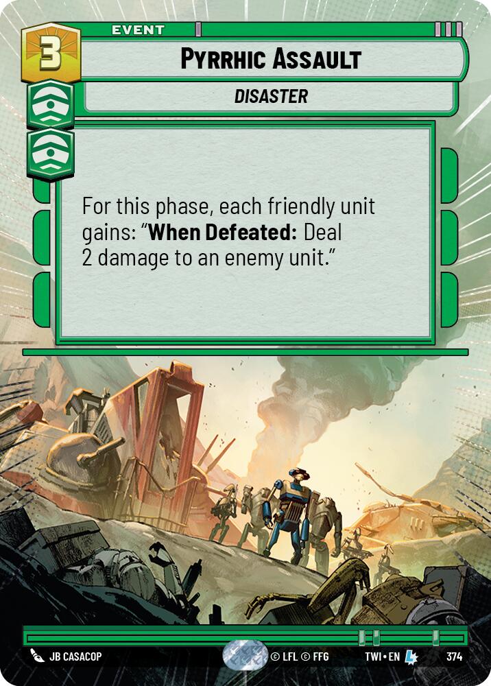 Pyrrhic Assault (Hyperspace) (374) [Twilight of the Republic] | Grognard Games