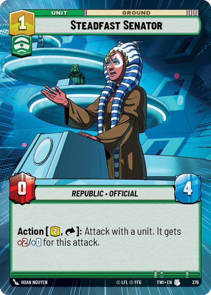 Steadfast Senator (Hyperspace) (376) [Twilight of the Republic] | Grognard Games