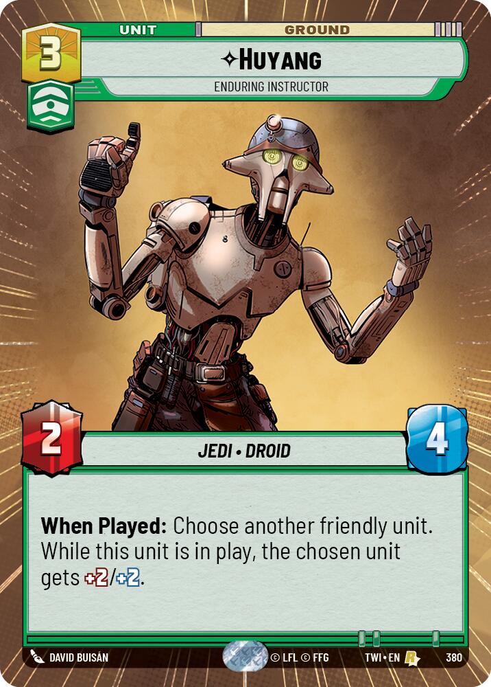 Huyang - Enduring Instructor (Hyperspace) (380) [Twilight of the Republic] | Grognard Games