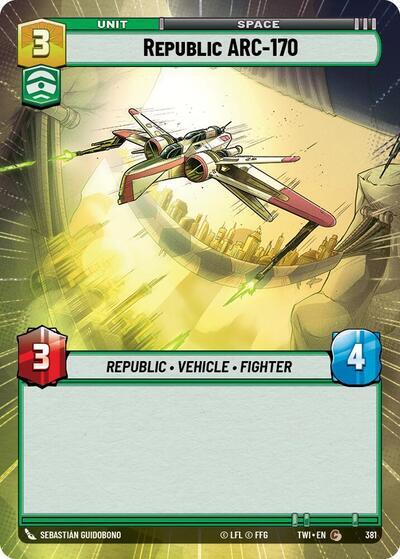 Republic ARC-170 (Hyperspace) (381) [Twilight of the Republic] | Grognard Games