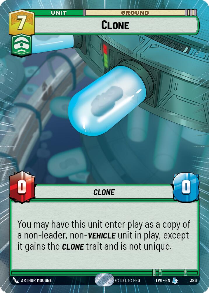 Clone (Hyperspace) (386) [Twilight of the Republic] | Grognard Games