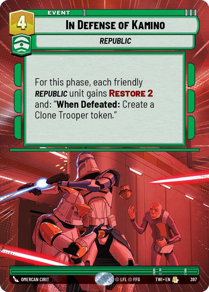 In Defense of Kamino (Hyperspace) (397) [Twilight of the Republic] | Grognard Games