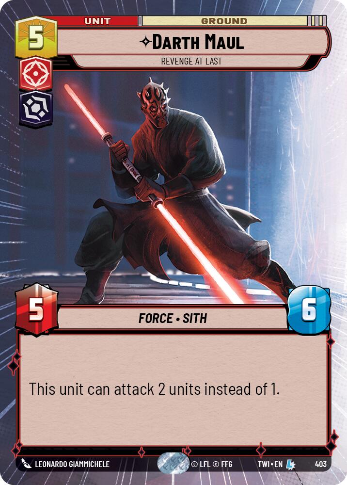 Darth Maul - Revenge At Last (Hyperspace) (403) [Twilight of the Republic] | Grognard Games