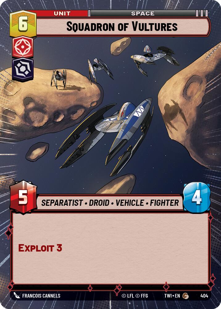 Squadron of Vultures (Hyperspace) (404) [Twilight of the Republic] | Grognard Games