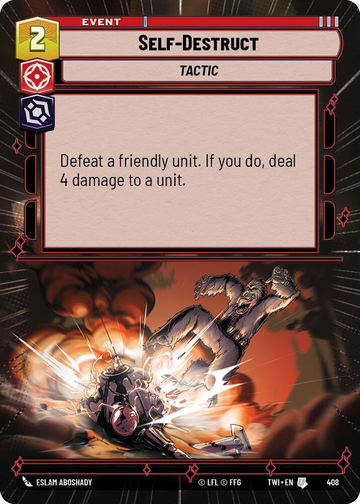 Self-Destruct (Hyperspace) (408) [Twilight of the Republic] | Grognard Games
