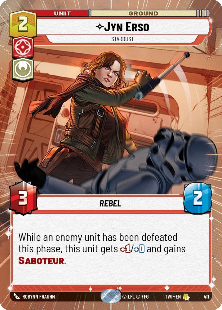 Jyn Erso - Stardust (Hyperspace) (411) [Twilight of the Republic] | Grognard Games