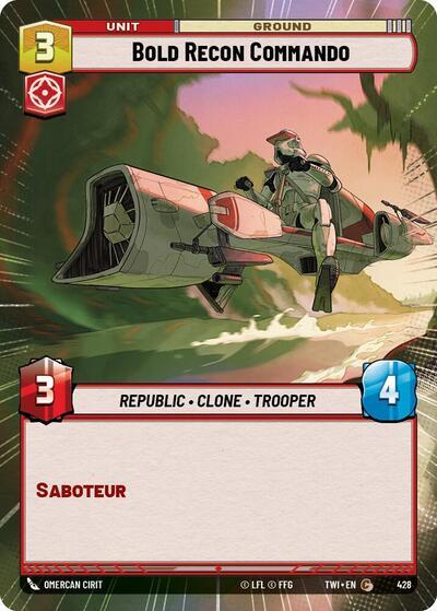 Bold Recon Commando (Hyperspace) (428) [Twilight of the Republic] | Grognard Games