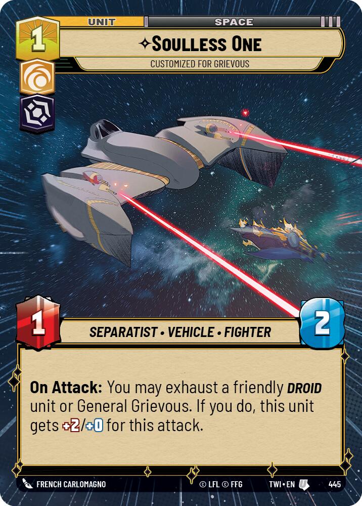 Soulless One - Customized for Grievous (Hyperspace) (445) [Twilight of the Republic] | Grognard Games
