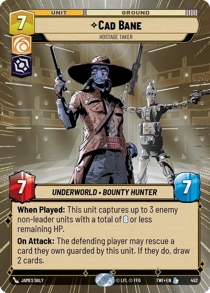Cad Bane - Hostage Taker (Hyperspace) (452) [Twilight of the Republic] | Grognard Games