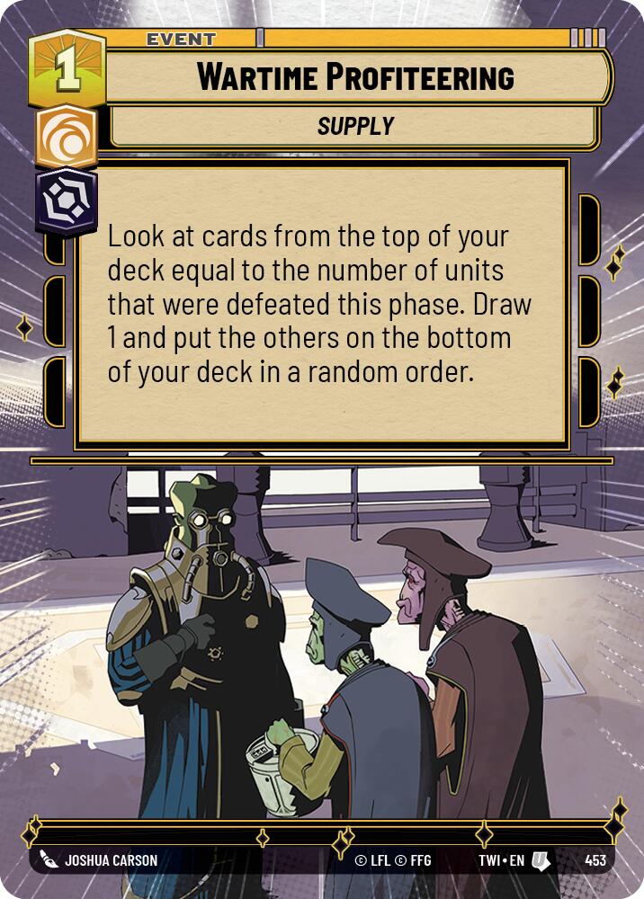Wartime Profiteering (Hyperspace) (453) [Twilight of the Republic] | Grognard Games