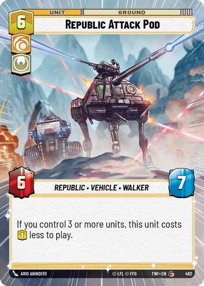 Republic Attack Pod (Hyperspace) (462) [Twilight of the Republic] | Grognard Games