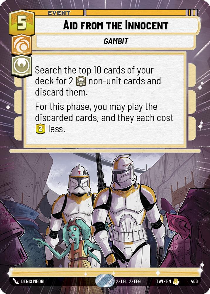 Aid from the Innocent (Hyperspace) (466) [Twilight of the Republic] | Grognard Games