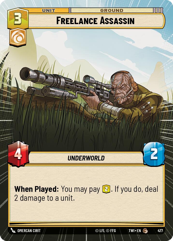 Freelance Assassin (Hyperspace) (477) [Twilight of the Republic] | Grognard Games