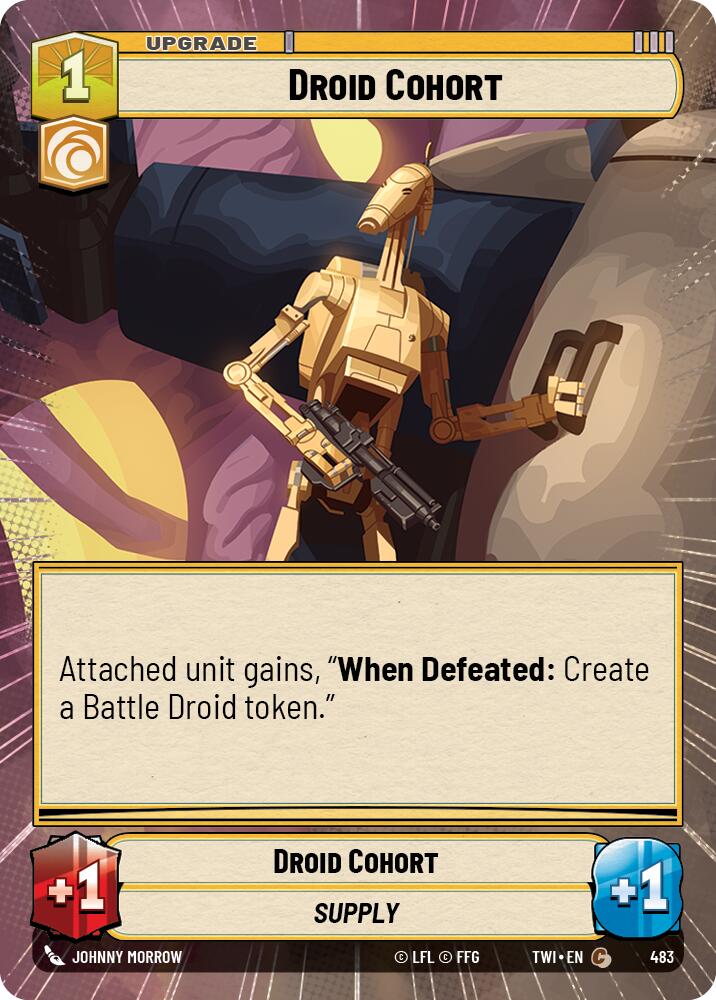 Droid Cohort (Hyperspace) (483) [Twilight of the Republic] | Grognard Games