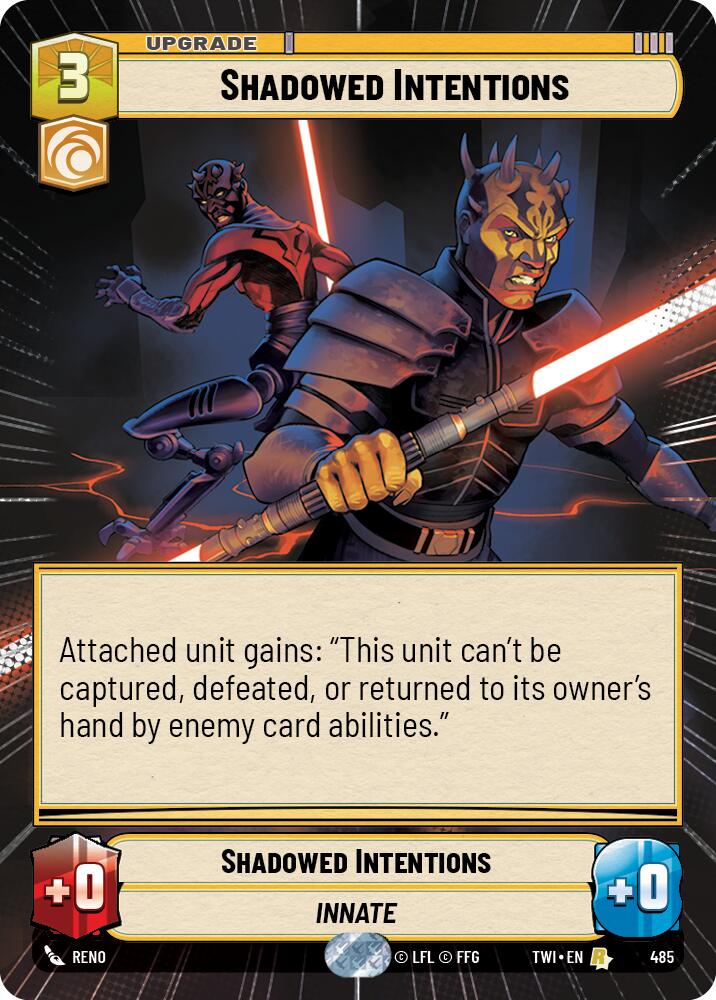 Shadowed Intentions (Hyperspace) (485) [Twilight of the Republic] | Grognard Games