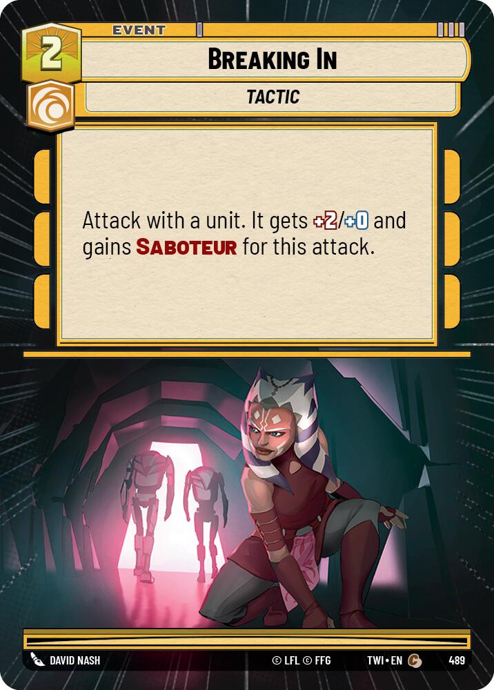 Breaking In (Hyperspace) (489) [Twilight of the Republic] | Grognard Games