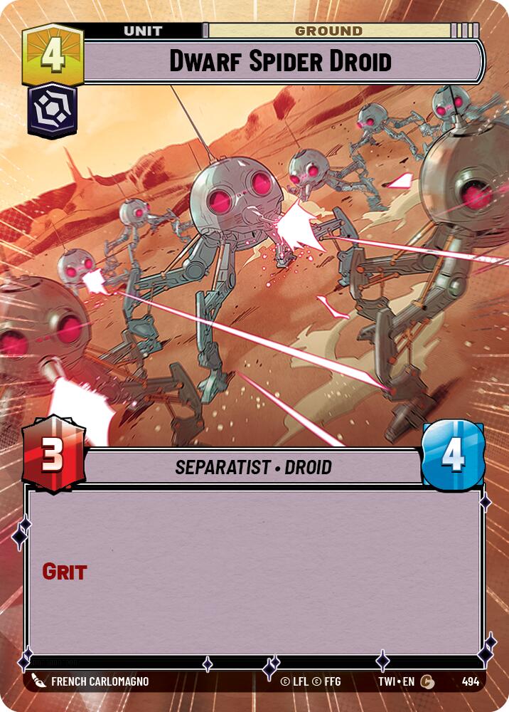 Dwarf Spider Droid (Hyperspace) (494) [Twilight of the Republic] | Grognard Games