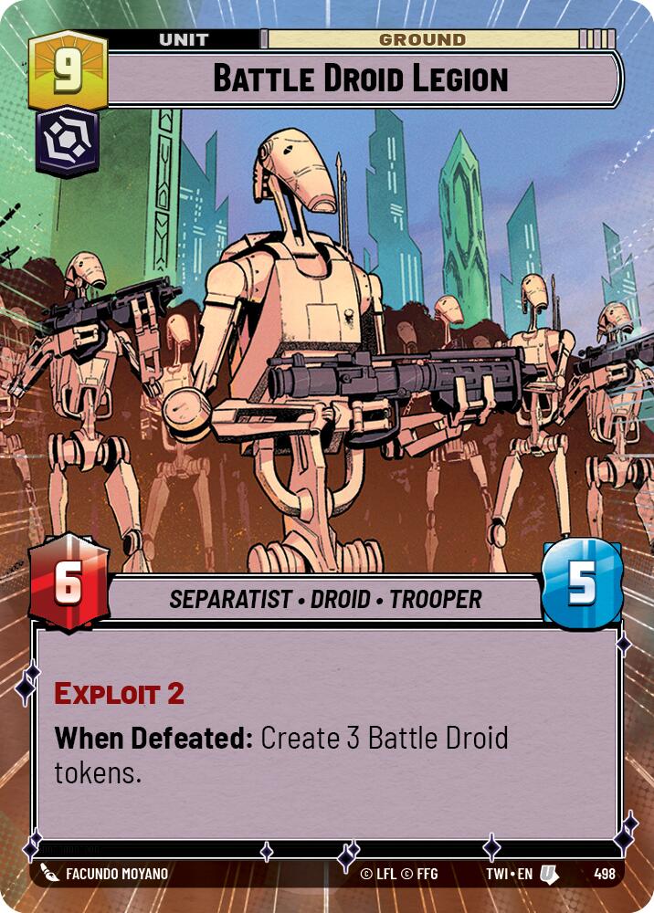 Battle Droid Legion (Hyperspace) (498) [Twilight of the Republic] | Grognard Games