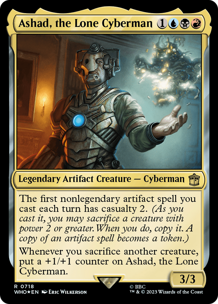 Ashad, the Lone Cyberman (Surge Foil) [Doctor Who] | Grognard Games
