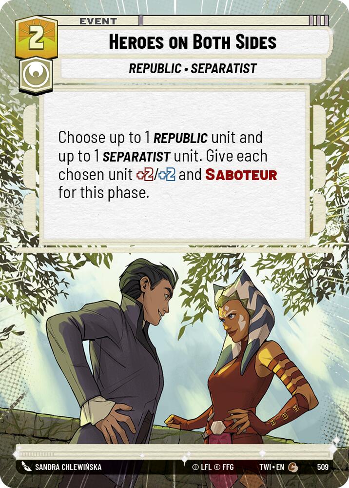 Heroes on Both Sides (Hyperspace) (509) [Twilight of the Republic] | Grognard Games