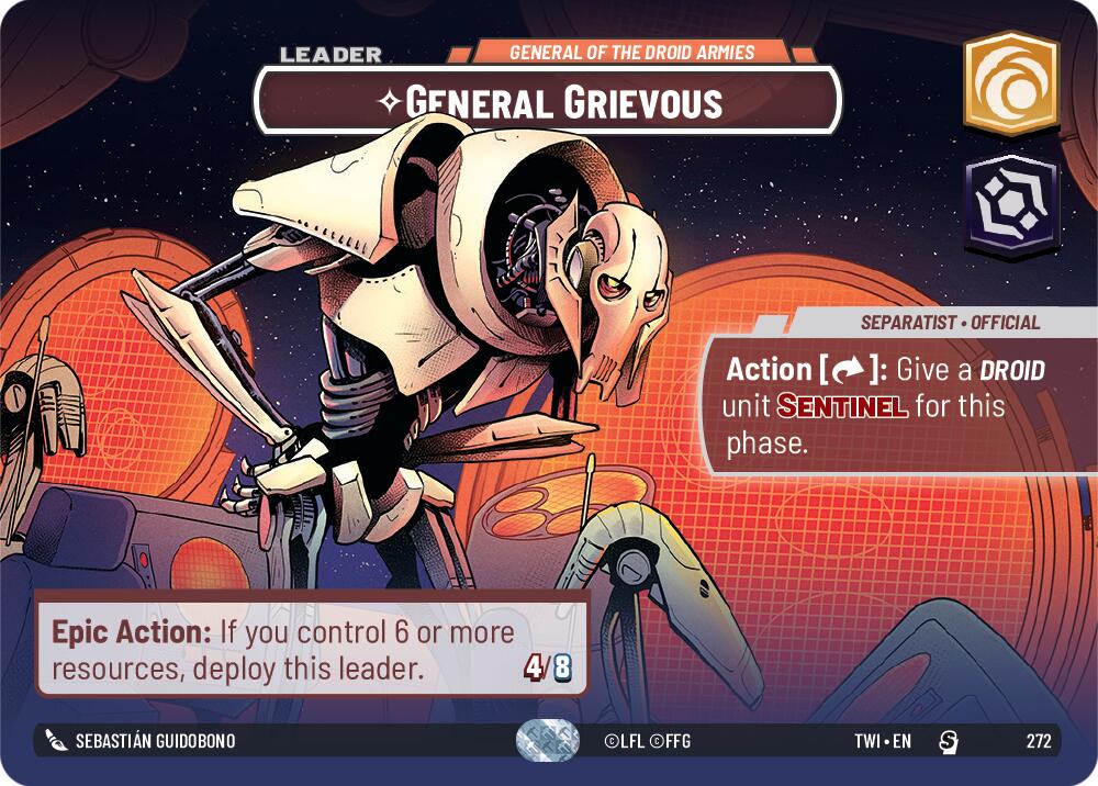 General Grievous - General of the Droid Armies (Showcase) (272) [Twilight of the Republic] | Grognard Games