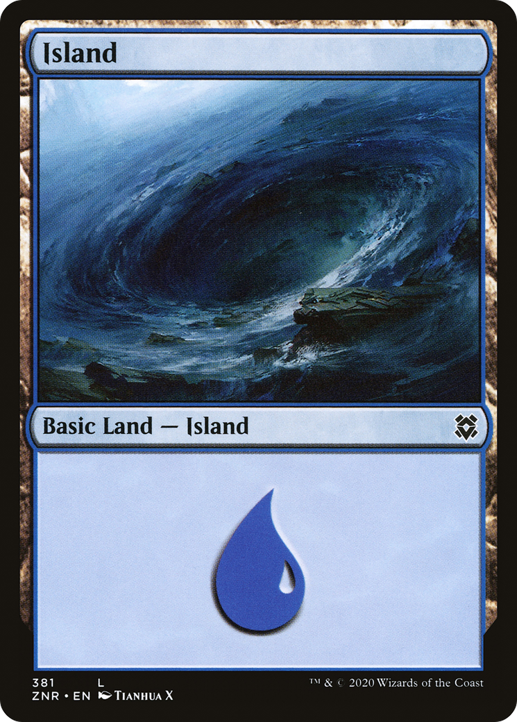 Island (381) [Zendikar Rising] | Grognard Games
