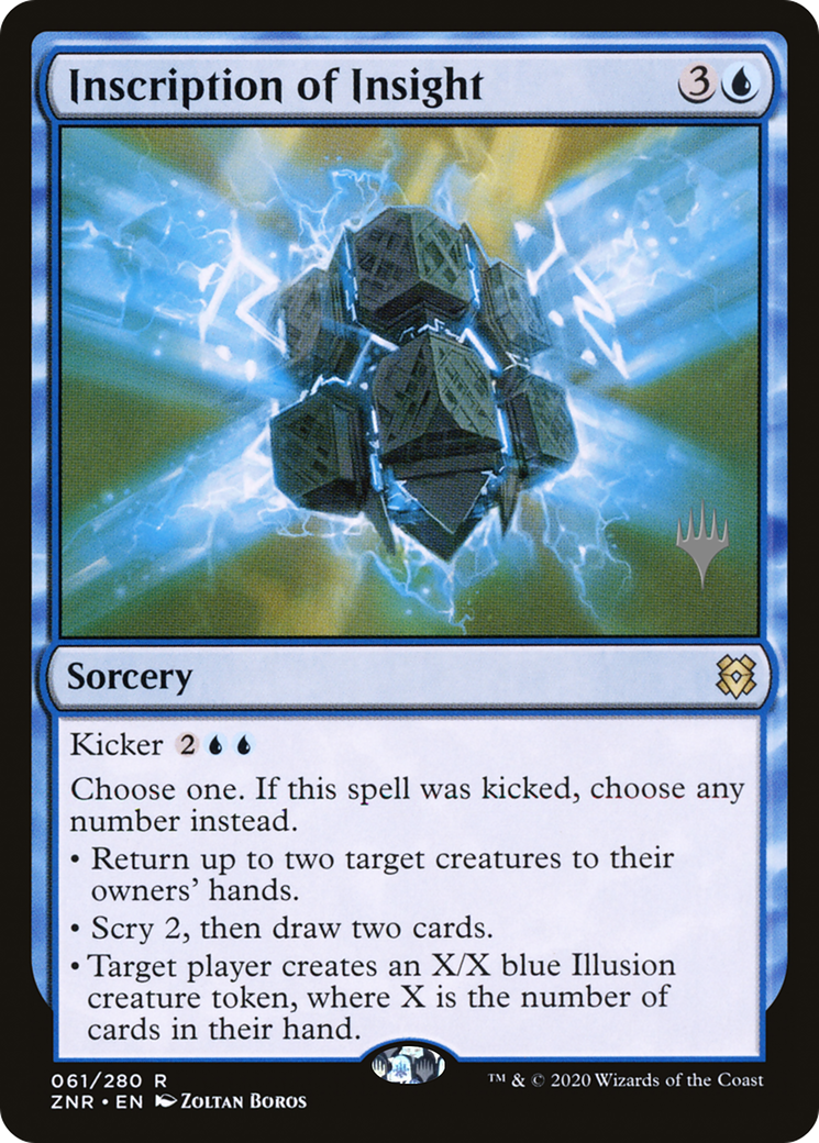 Inscription of Insight (Promo Pack) [Zendikar Rising Promos] | Grognard Games