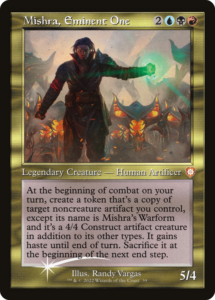 Mishra, Eminent One (039) (Retro) (Display Commander) [The Brothers' War Commander] | Grognard Games
