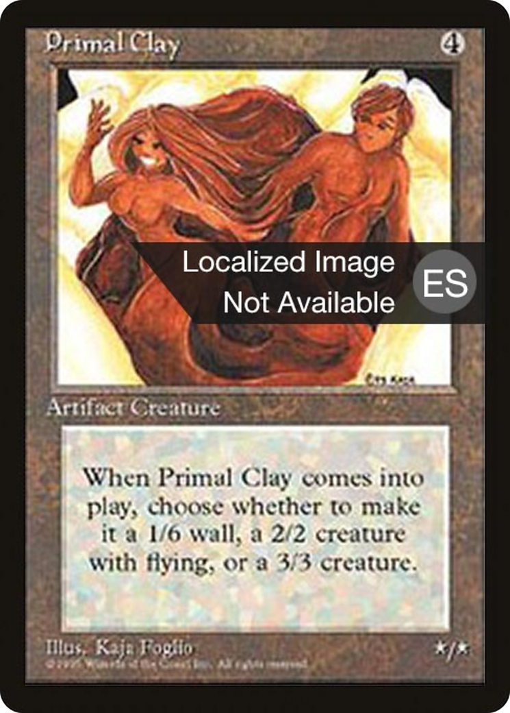Primal Clay [Fourth Edition (Foreign Black Border)] | Grognard Games