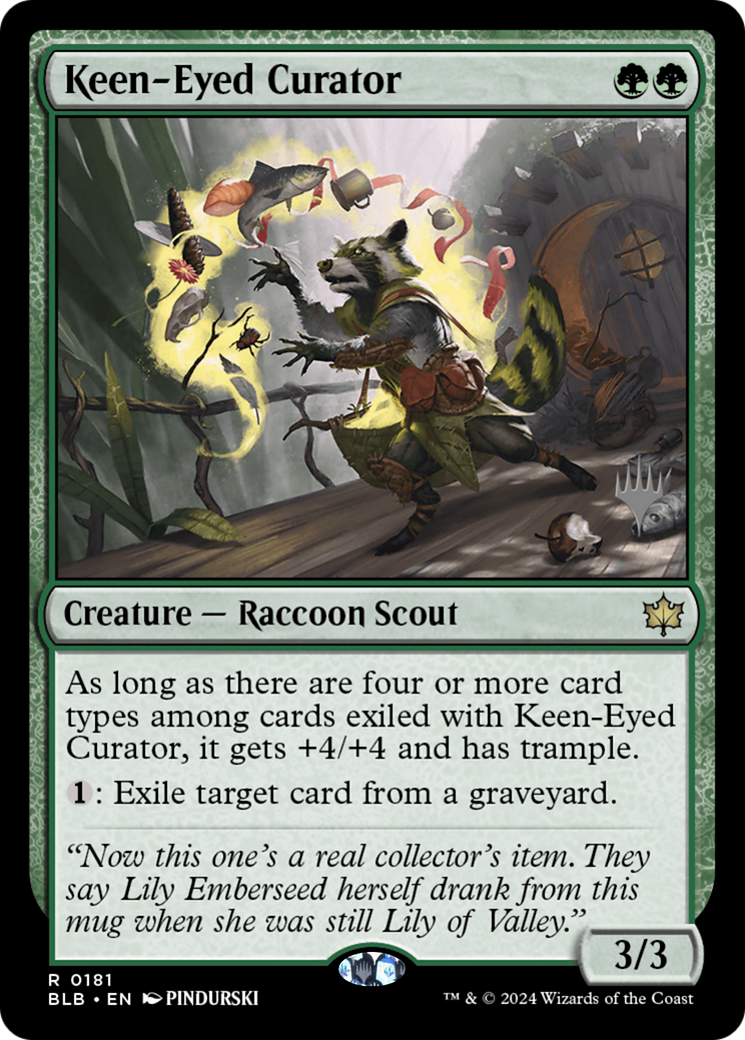 Keen-Eyed Curator (Promo Pack) [Bloomburrow Promos] | Grognard Games