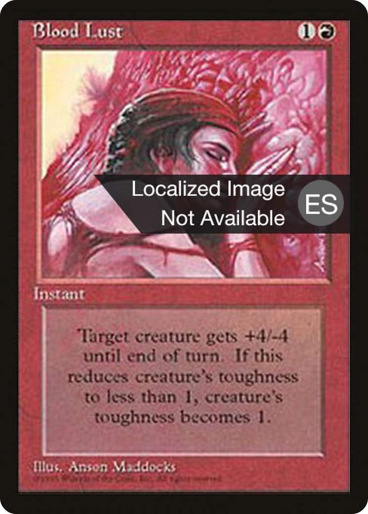 Blood Lust [Fourth Edition (Foreign Black Border)] | Grognard Games