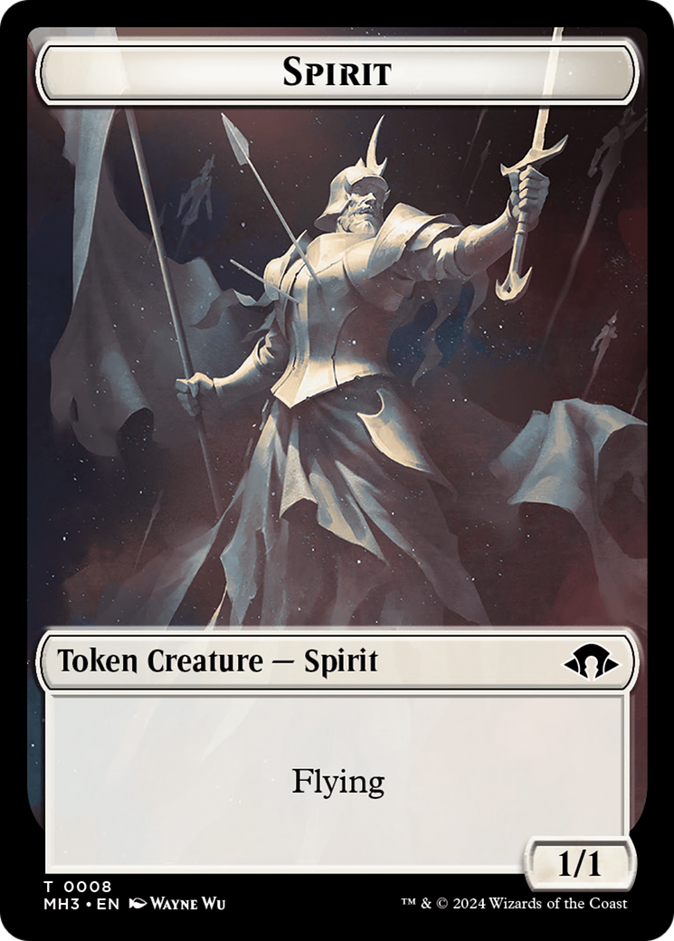 Servo // Spirit (0008) Double-Sided Token [Modern Horizons 3 Tokens] | Grognard Games