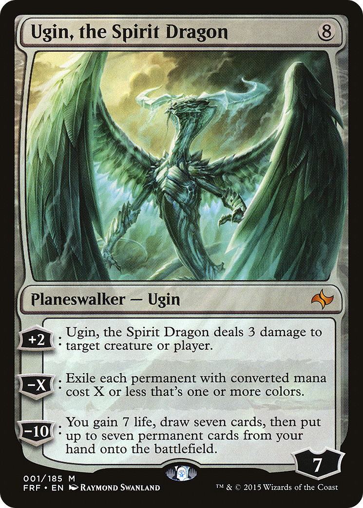 Ugin, the Spirit Dragon [Fate Reforged] | Grognard Games