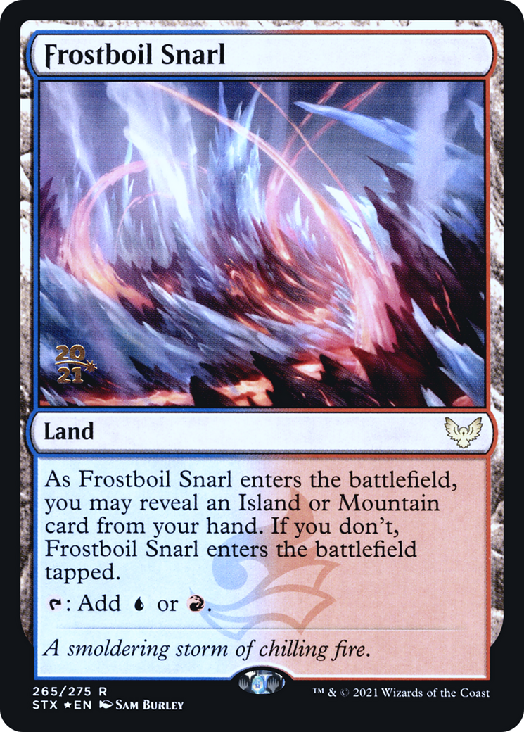Frostboil Snarl [Strixhaven: School of Mages Prerelease Promos] | Grognard Games