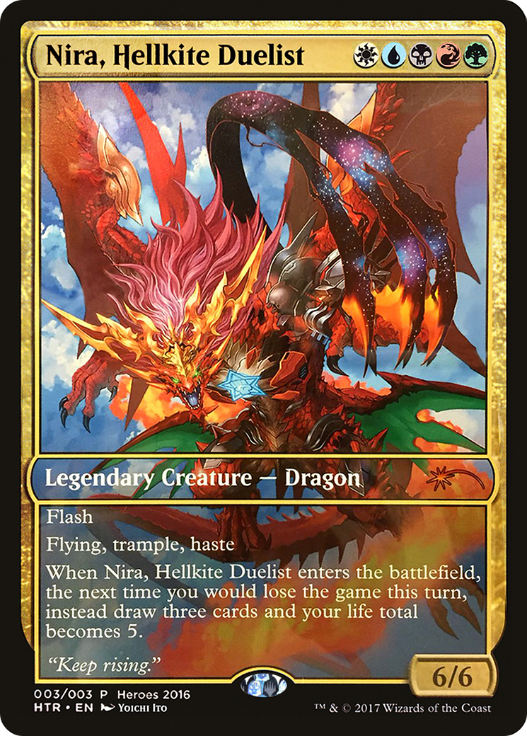 Nira, Hellkite Duelist [Heroes of the Realm] | Grognard Games