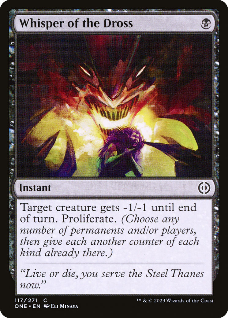 Whisper of the Dross [Phyrexia: All Will Be One] | Grognard Games