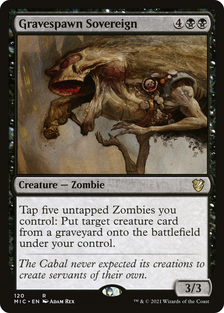 Gravespawn Sovereign [Innistrad: Midnight Hunt Commander] | Grognard Games