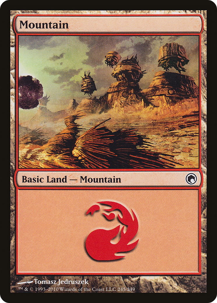 Mountain (245) [Scars of Mirrodin] | Grognard Games