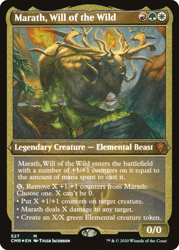 Marath, Will of the Wild (CMR-527) - Commander Legends Foil | Grognard Games
