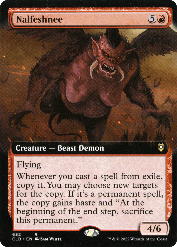 Nalfeshnee (Extended Art) [Commander Legends: Battle for Baldur's Gate] | Grognard Games