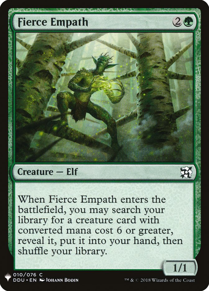 Fierce Empath [Mystery Booster] | Grognard Games