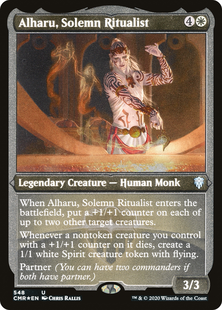 Alharu, Solemn Ritualist (Etched) [Commander Legends] | Grognard Games