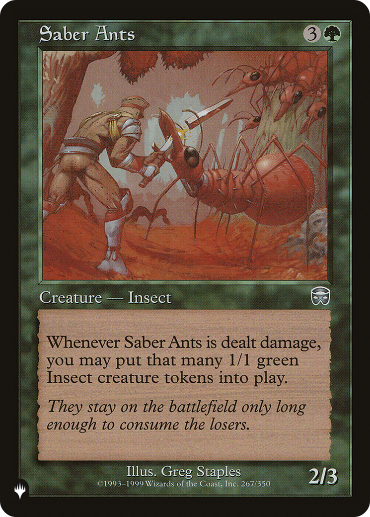 Saber Ants [The List] | Grognard Games