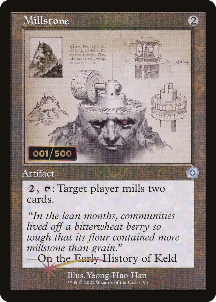 Millstone (Retro Schematic) (Serial Numbered) [The Brothers' War Retro Artifacts] | Grognard Games