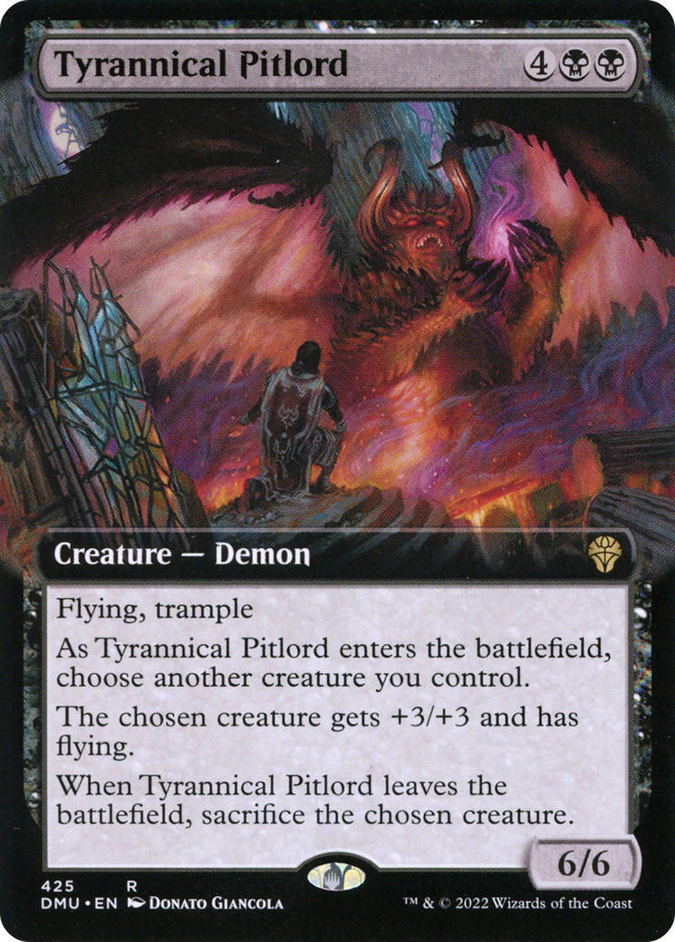 Tyrannical Pitlord (Extended Art) [Dominaria United] | Grognard Games