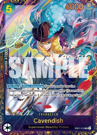 Cavendish (Treasure Cup 2024) (EB01-012) - One Piece Promotion Cards Foil | Grognard Games