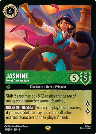 Jasmine - Royal Commodore (84/204) [Azurite Sea] | Grognard Games