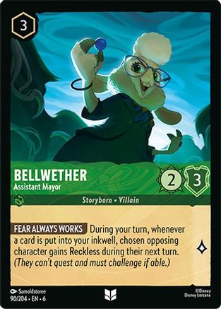 Bellwether - Assistant Mayor (90/204) [Azurite Sea] | Grognard Games